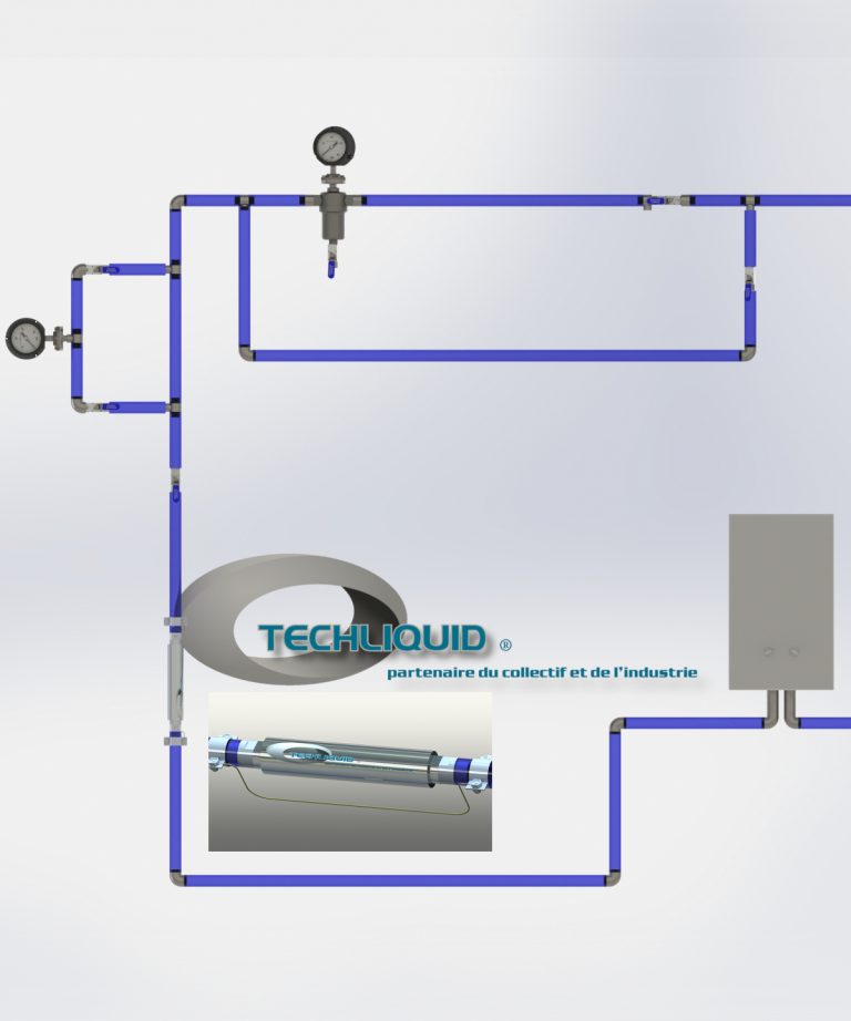Désemboueur Techliquid OP 15 BCH+séparateur boues orientable